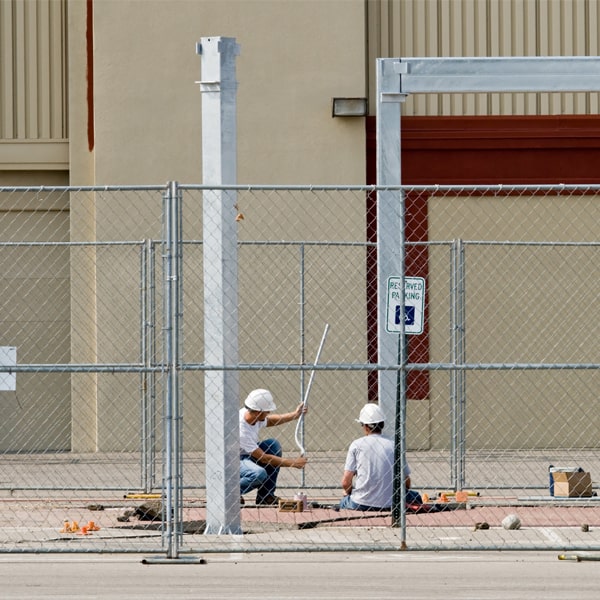 how much time can i lease the temporary fence for my construction site or event in Copiague New York